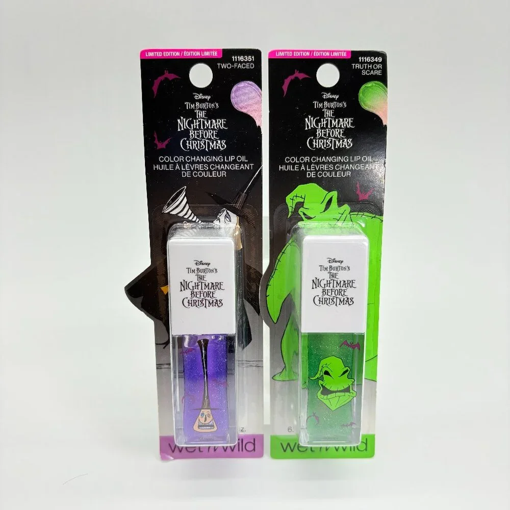 WET N WILD Disney The Nightmare Before Christmas Color Changing Lip Oil